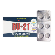해호 알유21 비타민C 750mg x 6정, 2개