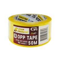 가드맨 GD-48mmx50mx60mic OPP 아크릴 중포장용 테이프 투명 1300개, 단품