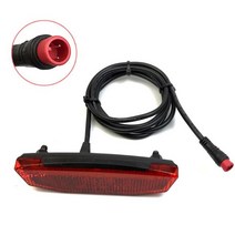 36v48v ebike 리어 라이트테일 라이트 led 안전 경고 리어 램프 전자 스쿠터 리어 라이트 전기 자전거 수정, 방수
