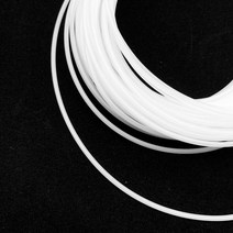 1 미터 PTFE 튜브 프린터 부품 J-head Hotend V5 V6 용 보우덴 압출기 파이프 1.75mm /3mm 필라멘트 ID 2mm 1mm 3mm OD 4mm, ID 2.8mm x 3.4mm, 1M, WHITE