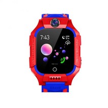 Aubess Q19 아이 스마트워치 SOS 카메라 Smartwatch 전화 음성 게임 손전등 알람 시계 원격 모니터 2 그램, 03 red Life WP