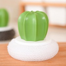 선인장디자인 설거지 손잡이 주방수세미 우레탄수세미 다목적수세미 예쁜수세미 주방용수세미 탄냄비수세미 설
