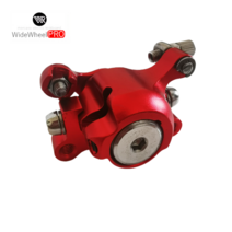 전동킥보드 전기스쿠터 Widewheel 파워용 디스크 브레이크 전동 스쿠터 머큐리 와이드 휠 프로 전기 스, 01 Red DiscBrake rear