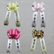 강아지화환 생일파티세트 어버이날 결혼식 축하 미니화환 문구 리본 개업 인간화환, 1. 스위트 핑크(A)