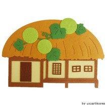 현모양처 [유니아트]7000 펠트 초가집, 상세페이지 참조