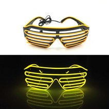 오픈페이스헬멧 클래식 오토바이 다채로운 뮤직 글로우 파티 크리스마스 빛나는 네온 안경, 38.LED Glasses 38