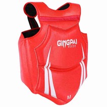 몸통보호대 태권도 격투기 무에타이 가슴 보호대 산타호구 가후 복싱갑 가슴보호대 훈련 성인남녀 이종격투기 방호소프트, 02 50mm토탈케어레드