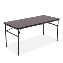 브로몰딩 접이식테이블 (가로 180cm 폭 74cm 높이 74cm) 테이블상판 반으로 접힘 야외 캠핑 펜션 학교 교회 회의실 테이블