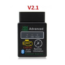 mini hh obd elm327 v2.1v1.5 bt code reader scan tool check engine super elm 327 obd2 obdii car 진단 스캐, v2.1