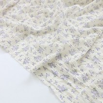 (천마마-면레이온) 대폭 바이오워싱 부케꽃다발 5종-원피스 블라우스 침구 커텐, 퍼플