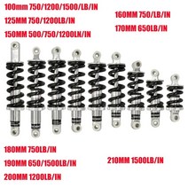 오토바이 리어 쇼바 100mm 125mm 150mm 180mm 190mm 200mm 리어 서스펜션 쇼크 47cc 49cc 슈퍼 미니모토 atv 전기 스쿠터 미니 포켓 바이크, 210mm 1200파운드