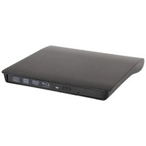 외장cd롬 디비디플레이어 리더기 외부 CD DVD RW 드라이브 USB 30 Protable ROM 버너 광학 플레이어 리더, 02 Black