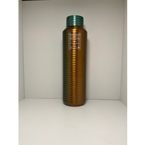 New 스타벅스 Spring Copper/Green Ribbed Vacuum Insulated SS 물병 텀블러 20온즈