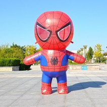 대형 에어조형물 에어벌룬 행사 파티 풍선조형물 포토, 워킹 스파이더맨 세트 (더블 팬)