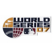 보스턴 레드삭스 대 콜로라도 로키스 2007 MLB 월드 시리즈 로고 저지 패치