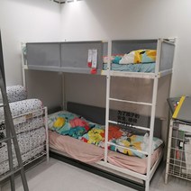 어린이벙커침대 분리형2층 초등학생 주니어 어른2층 여아 IKEA Witval 벙커침대, 침대프레임 90200 (조립 미제공), 다른