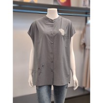 베스띠벨리 반하이넥 레이온 민소매 블라우스(BE-BAG2440-0)