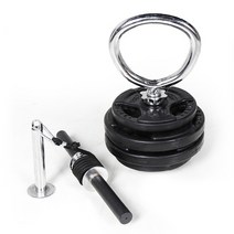 바디엑스 경량용 무게조절 케틀벨 핸들 18kg 리스트롤러 세트