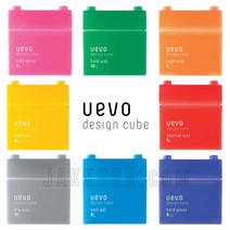 데미 우에보 디자인 큐브 왁스 80g 다양한 스타일링 헤어왁스 UEVO WAX, 홀드 왁스 (초록)