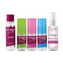 VITRESS 필리핀 헤어에센스 비트레스 큐티클코트 헤어로션 hairpolish, 에센스(오일)-인스턴트릴렉스-핑크(부시시)30ml