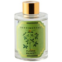 센티멘탈 실내 방향제 디퓨저 향기 퍼퓸 120ml 8종, 7.플라워마켓, 1개