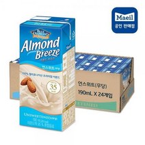 매일우유 아몬드브리즈 언스위트 x 24팩 k, 상세페이지 참조