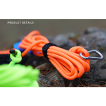 LED타프줄 야광타프줄 스트레치코드 타프웨빙스트랩타오타프 타프끈 감성조명 캠핑용품 타프스트링 LED스트링가드 led리드줄 안전용품 led로프 야광로프, 형광주황