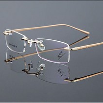 안경테 프레임 Reven Jate-맞춤형 합금 금속 안경테 무테 안경 광학 처방용 렌즈 모양
