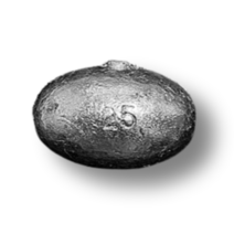 [ 낚시추 공장 직배송 ] 구멍추 구멍봉돌 유동추 10호부터 50호, 10호 (12개입), 1개