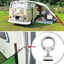 캠핑카 계단 트레일러 카라반 계단 스텝2pcs m4 리프팅 ​​아이 너트 패스너 2, 없음