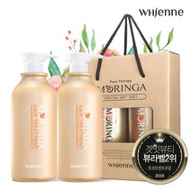 [겟잇뷰티 2위][휘엔느] 모링가 단백질 대용량 무실리콘 트리트먼트 1000ml x 2개 선물세트