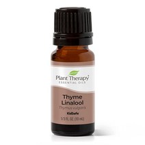 [ 정품]Plant Therapy Palmarosa 에센셜 오일 순수 희석되지 않음 천연 아로마테라피 치료 등급 10mL13온스, Thyme_0.34 Fl Oz (Pack of 1)