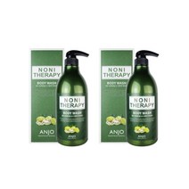 [앙쥬] 노니 바디워시 (각 750ml) + 사은품 : 콜라겐 폼 클렌징 130m / 노니 추출물 함유로 민감하고 건조한 아토피성 피부 개선 부드러운 거품으로 피부진정 및 클렌징, 2개