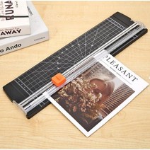 A4 인쇄 특수 인화지 크라프트 용지 심플 커터 재단기, 화이트