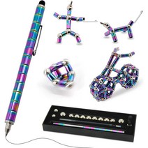 자석볼펜 학습도구 강력 스터디 다기능 문구, 싱글 D