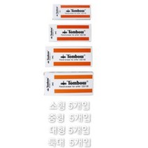 톰보지우개 미술용500/700/1000/1200, 1세트, 1200톰보지우개 5개입