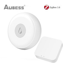 누수탐지기 휴대용 가스식 최신청음식 수도 수도배관 tuya zigbee water leak sensor 경보 flood alert overflow smart home work, 허브가 있는 1개