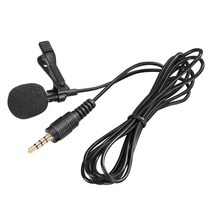 미니 LAVALIER 마이크 케이스 아이폰 스마트 폰 녹음 PC 클립-옷깃 지원 응답 전화, 협동사, 3개