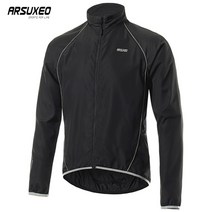 사이클바람막이 윈드자켓 ARSUXEO 야외 사이클링 자켓 스포츠 방수 빠른 건조 윈드 브레이커 러닝 자외선