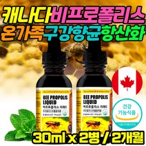 식약처인증 항산화 도움 캐나다 비프로폴리스 액상 스포이드 엄마 아빠 건강 보조 식품 고함량 프리미엄 플라보노이드 플라노보이드 폴리폴리스 엄마 아빠 부모님 명절 선물