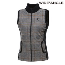 *사은품증정* [와이드앵글] 체크패턴 방풍 베스트 WWW19K34Z1