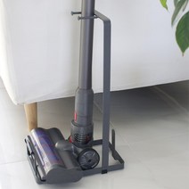철제 스탠드 코드제로 무선청소기 거치대 집인테리어 보관함 카페용품 데코, 브라운