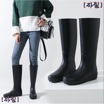 여름 장마 여성 롱 레인부츠 무릎장화 캐주얼 굽있는 패션장화 SRB2106050Z