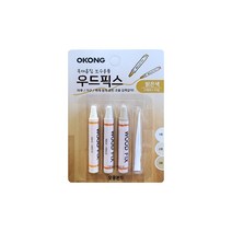 오공 우드픽스 밝은색 목재흠집보수용품, 2개