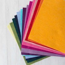 스튜디오분트DHG 2mm 양모펠트지 30×30cm 50색상 택1, 23 코랄, 1개