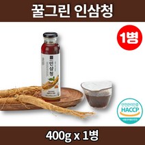 프리미엄 국산 인삼 청 꿀 잡화청 꿀청 액상 차, 1병