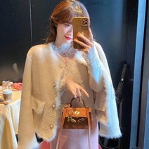 가죽코트 캐시미어 무스탕자켓 울 미니 향기 코트 안감 퓨어 컬러 재킷 W 가을 겨울