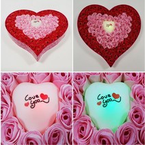 백송이 장미꽃 로즈데이 성년의날 선물 비누꽃, 핑크&레드장미100송이