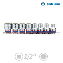 스피드툴 킹토니 소켓레일세트 6각 8pcs 4510MR 복스알 세트