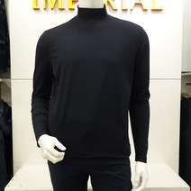 임페리얼 대박 세가지 컬러 반목 티셔츠 필수 아이템 !!! 남성 겨울 기본 무지 기능성 반폴라 긴팔 ISA1416